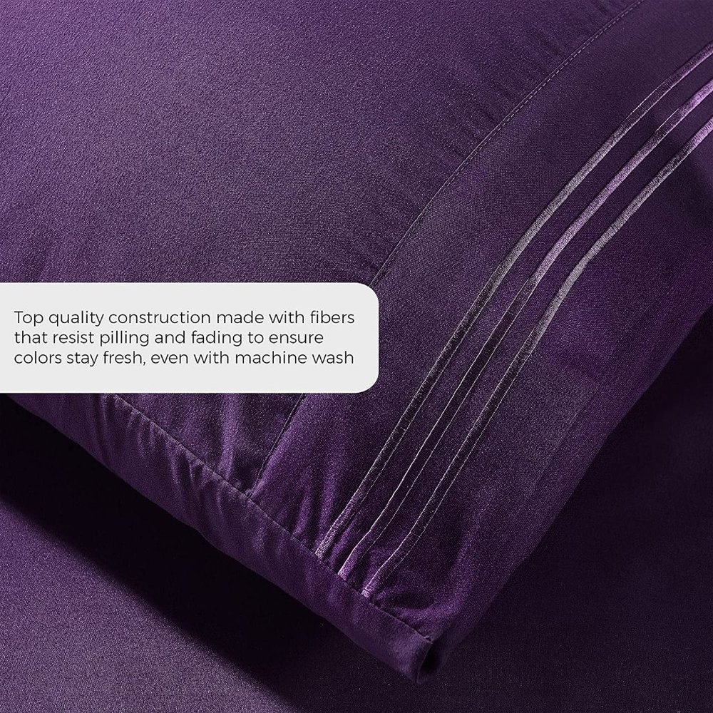 6 Piece Bed Sheets - Cal King, King, Queen , Full  Sheet Set [6-Piece,] … - Picture 6 of 11